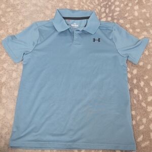 Under Armour Kids Light Blue Polo Shirt